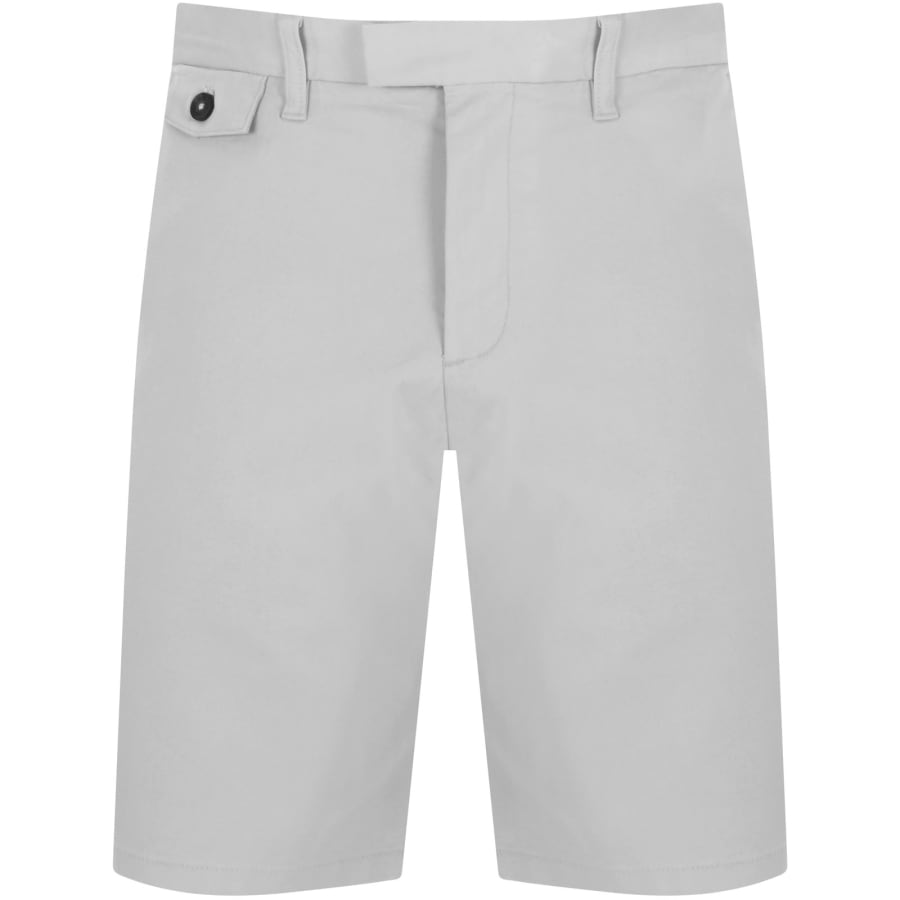Ted Baker Alscot Chino Regular Fit Shorts Grey Mainline Menswear Denmark